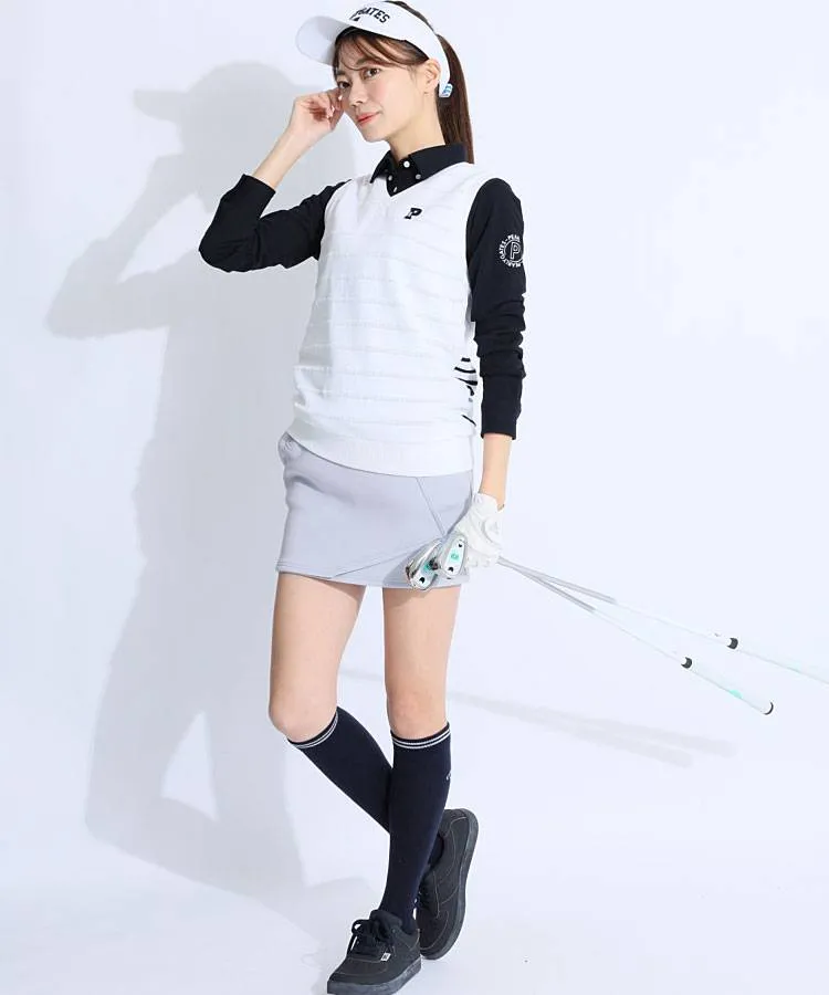 パーリーゲイツの秋冬ベストを使ったスタイリング・コーディネート  