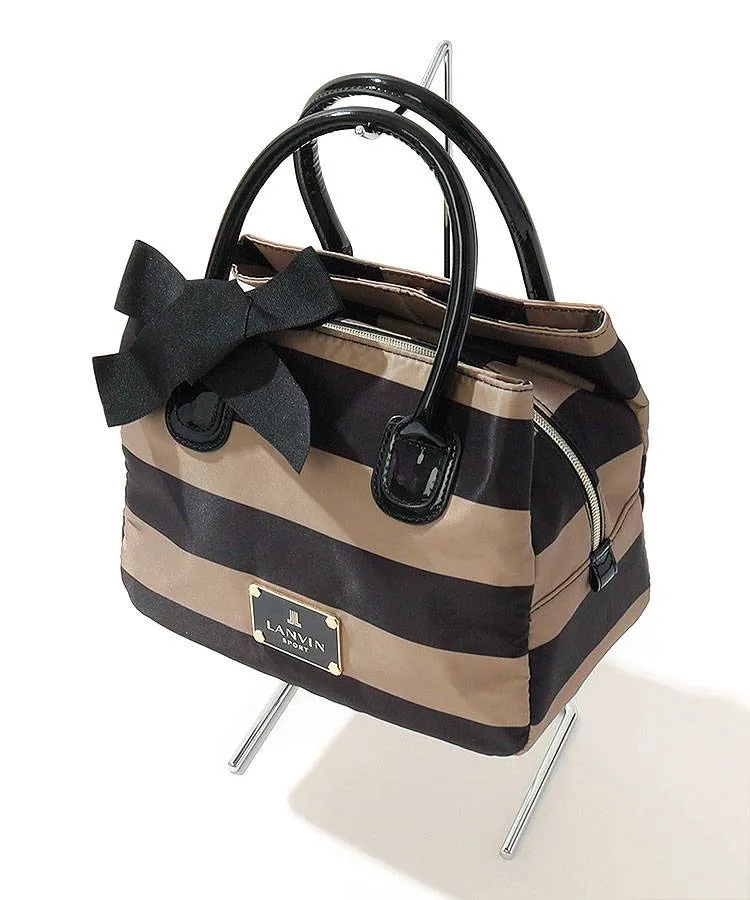 ランバン スポール LV リボン付きマルチボーダー3層カートバッグ
