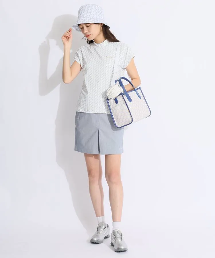 レザレクション RR 総柄プリントモックネックフレンチスリーブ