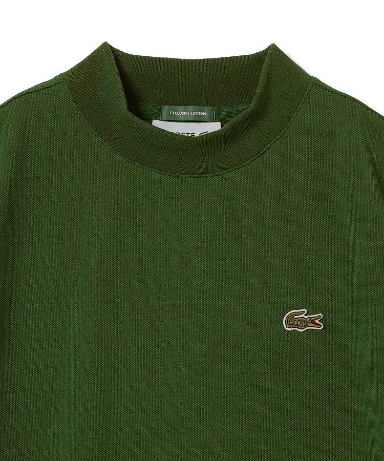 【新品】ビームスゴルフ別注 ラコステ ハイネック モックネック 半袖 ビームスゴルフ BE 【LACOSTE】カノコモックネック半袖カットソー