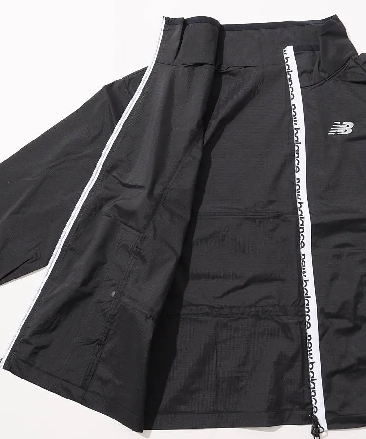 美品 New Balance GOLFバイカラーフルジップマウンテンブルゾン