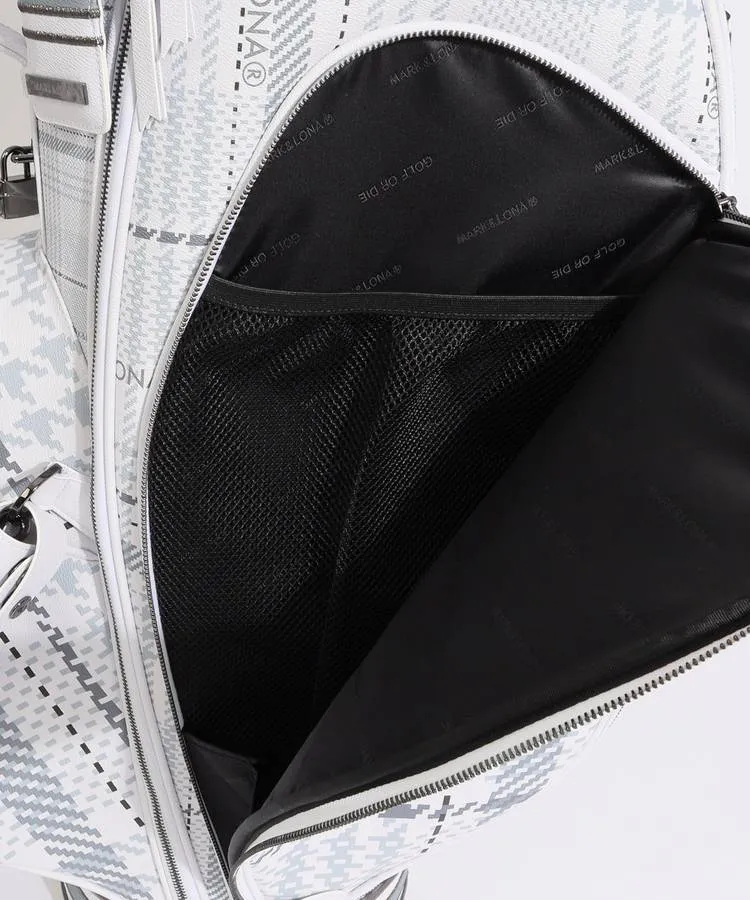 Nike ゴルフバッグ チェック柄 グレー 赤 2024年 ゴルフ キャディ