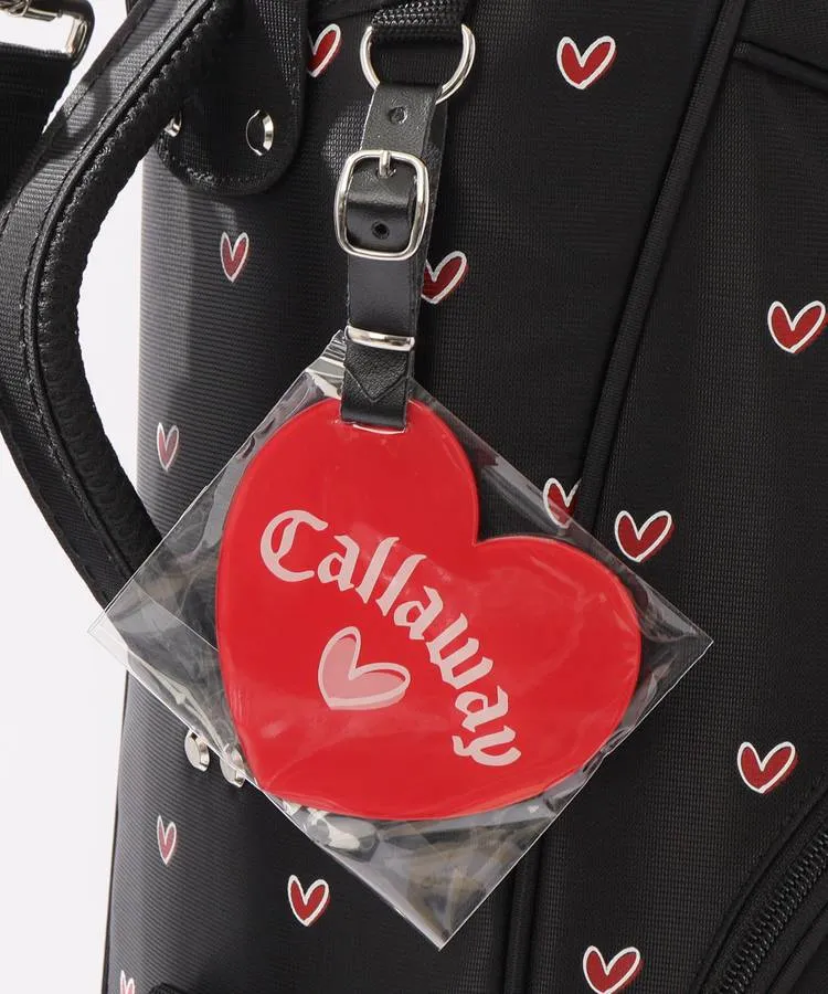 非売品　Callaway キャディバッグ ハート柄 ホワイト Callaway キャロウェイ ラブキャロウェイ 25 JM カート キャディ