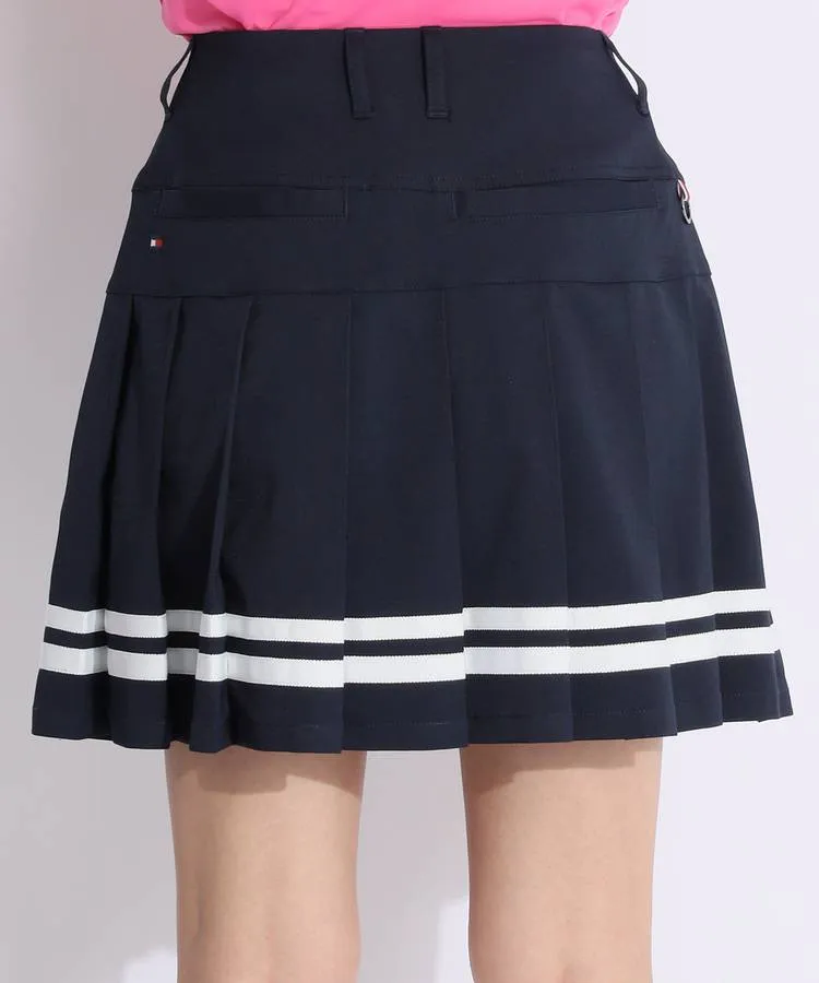 トミーヒルフィガーゴルフ TH リボンライン吸水速乾プリーツスカート