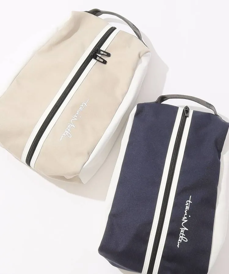 トラヴィスマシュー トラヴィスマシュー TM バイカラーロゴプリントシューズケース