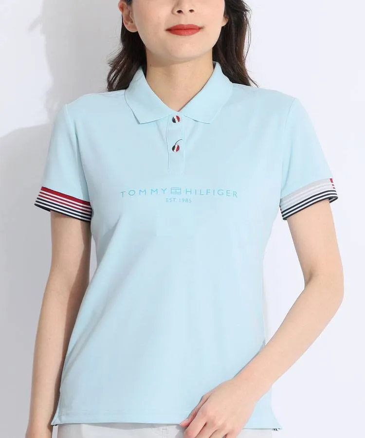 トミーヒルフィガーゴルフウェアポロシャツレディース 楽天市場】【在庫一掃80%OFF】ロゴモノグラム ポロシャツ