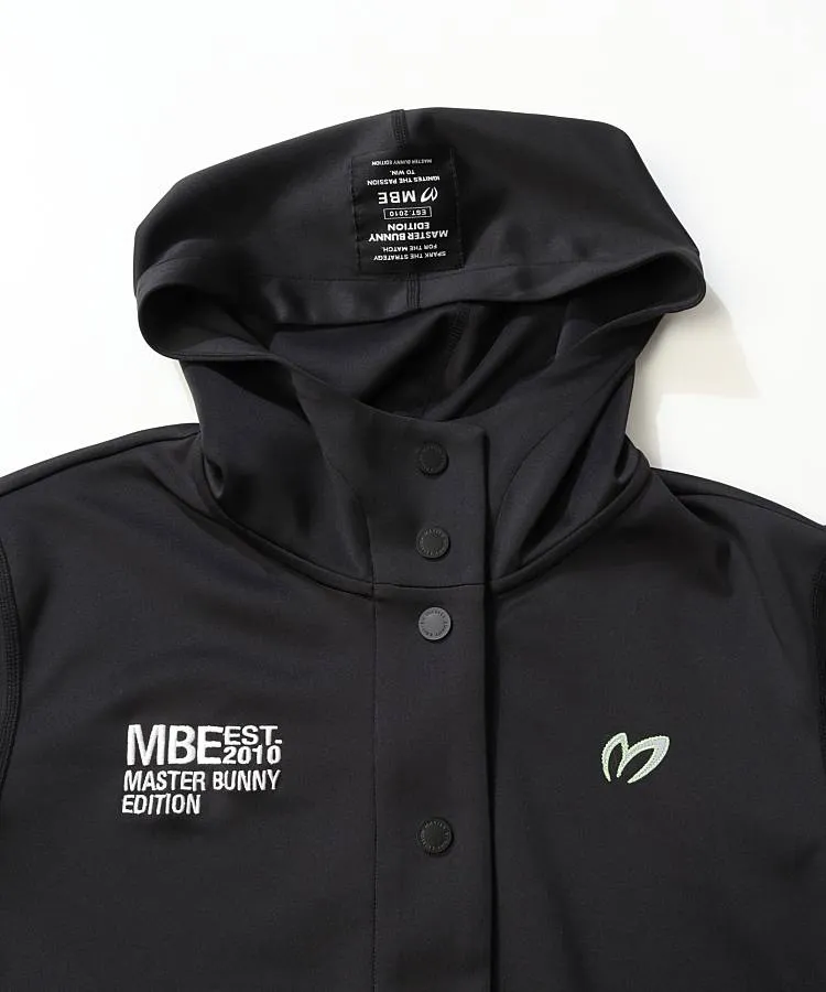 ♡MASTER BUNNY EDITION フード付きジャケット ブラック♡ MASTER BUNNY EDITION マスターバニーエディション ジップ