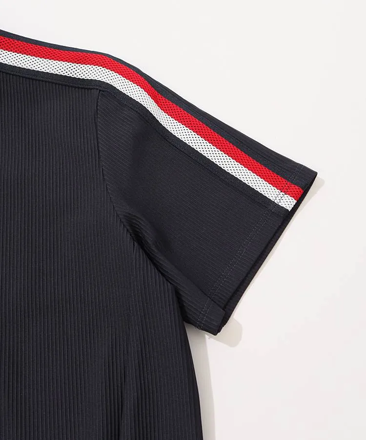 トミーヒルフィガーゴルフ TH スリーブラインUVモックネック半袖