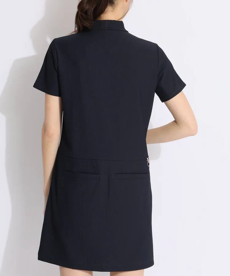 トミーヒルフィガーゴルフ TH スリーブラインUVモックネック半袖