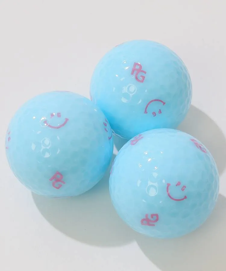 パーリーゲイツ PG ニコちゃんプリントカラーボール3セット