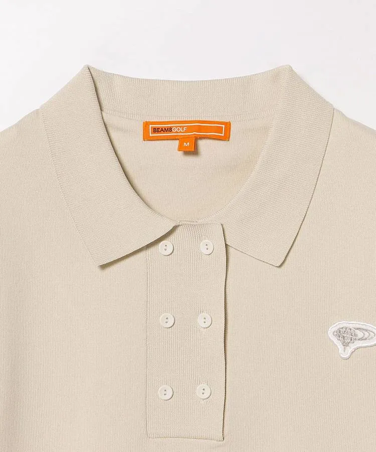 BEAMSゴルフダブルボタンニットポロシャツ BEAMS GOLF（ビームス ゴルフ）ORANGE LABEL / ダブルボタン