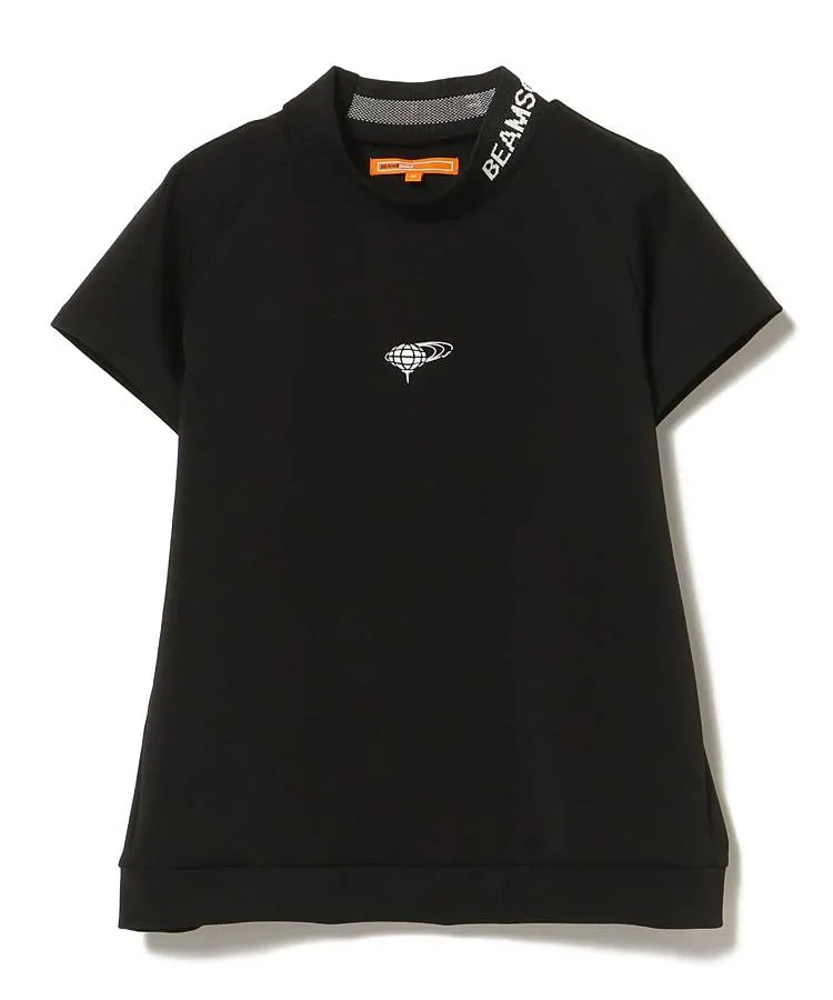 ☆美品☆BEAMS GOLF リブネック切替ダンボール半袖ラグラン