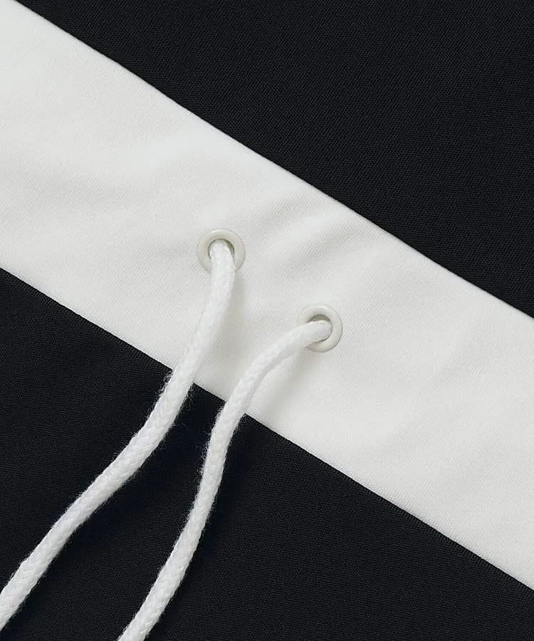 ヴィトゥエルヴ VI バイカラー半袖モックネックワンピース レディース