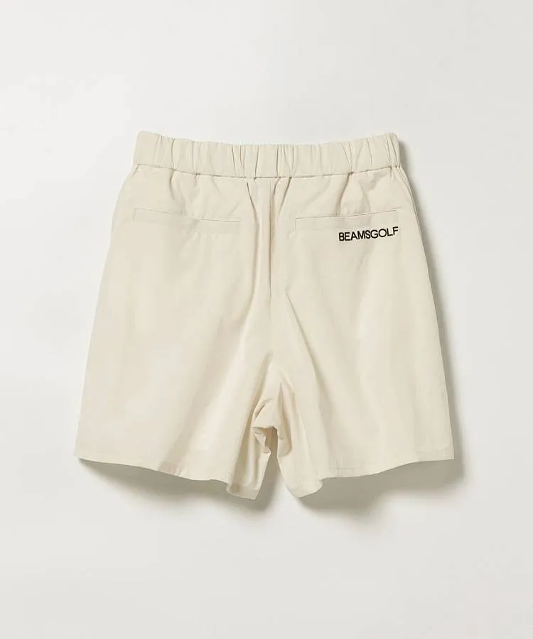 Lサイズ BEAMS GOLF ショートパンツ ストレッチ ロゴ刺繍 裏地