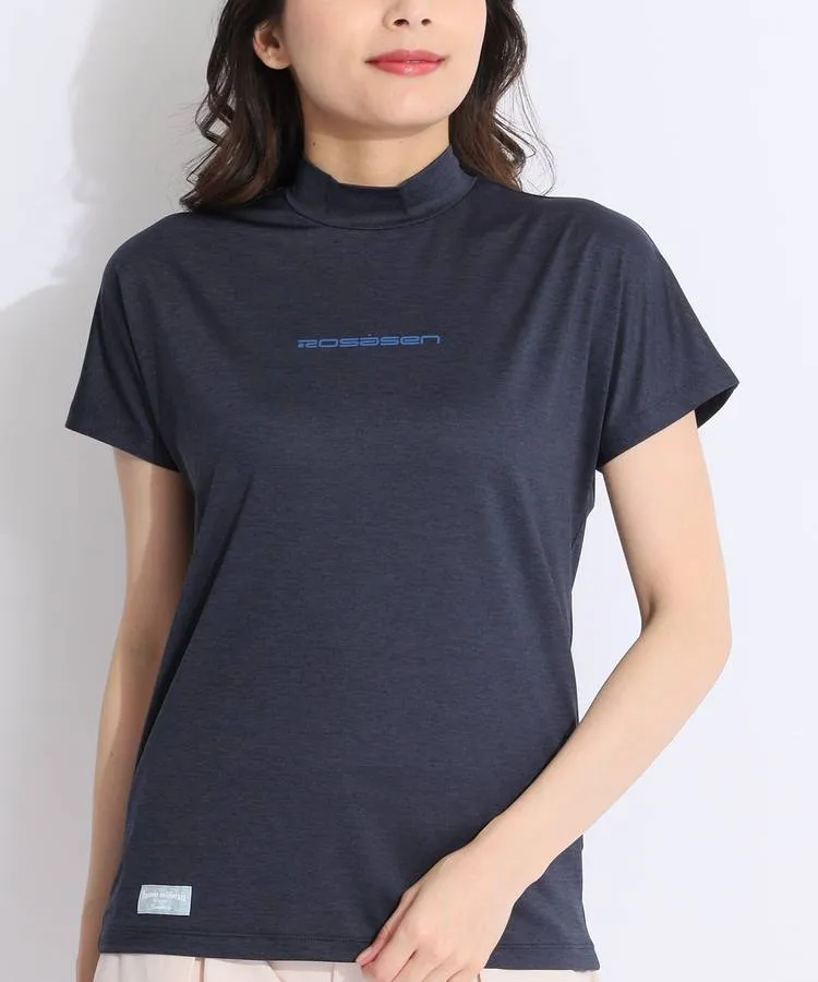 ロサーセン RO バックプリントUVモックネック半袖カットソー