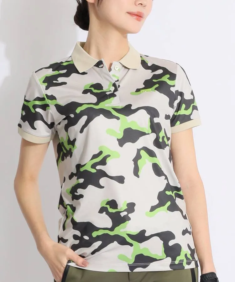 ロサーセン RO カモフラプリントUV半袖ポロシャツ レディース