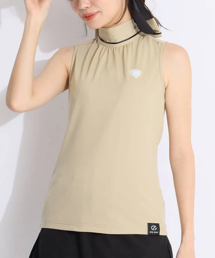 シーピージーゴルフ CP バックリボンノースリーブカットソー