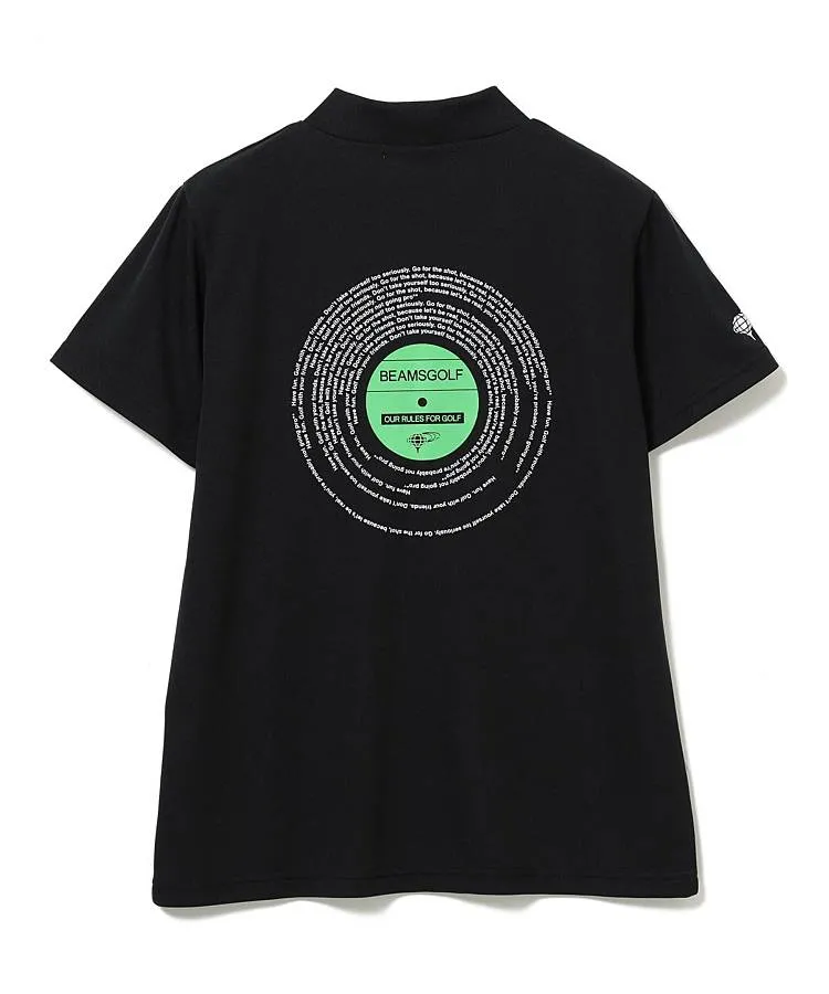 ビームスゴルフ BE レコードプリントUVモックネック半袖
