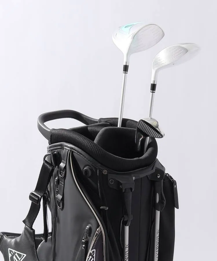 AQUAマン！　　マーク＆ロナ　キャディーバッグ　スタンド　ブラック AQUAマン！ マーク＆ロナ キャディーバッグ スタンド ブラック