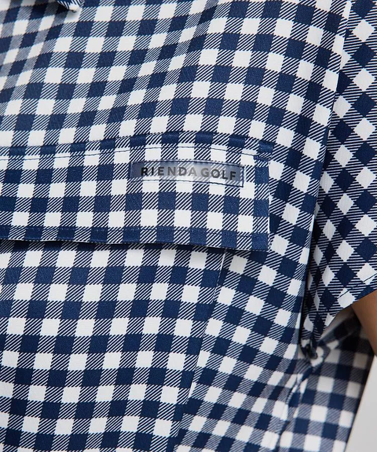 RIENDA GOLF | 【RIENDA GOLF】ギンガムチェックドロストOP (ワンピース(ミニ・ミディアム） ) |SHEL'TTER  WEBSTORE