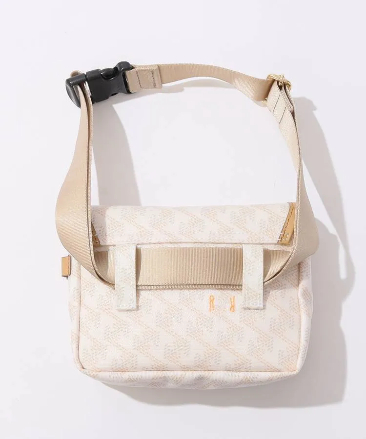 レザレクション 【CURUCURU限定別注】【アイクスNo.2】ウエストポーチ レザレクション RR 【アイクスNo.2】ロゴ総柄ウエストポーチ