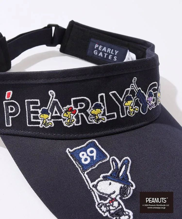 パーリーゲイツ PG SNOOPY_コットンツイルバイザー(UNISEX