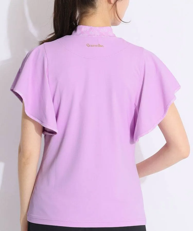 レザレクション RR ロゴパイピングフレアスリーブモックネック