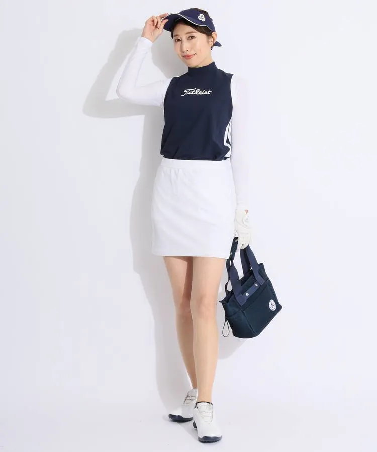 タイトリスト TL 【UVボレロ付き】モックネックノースリーブ