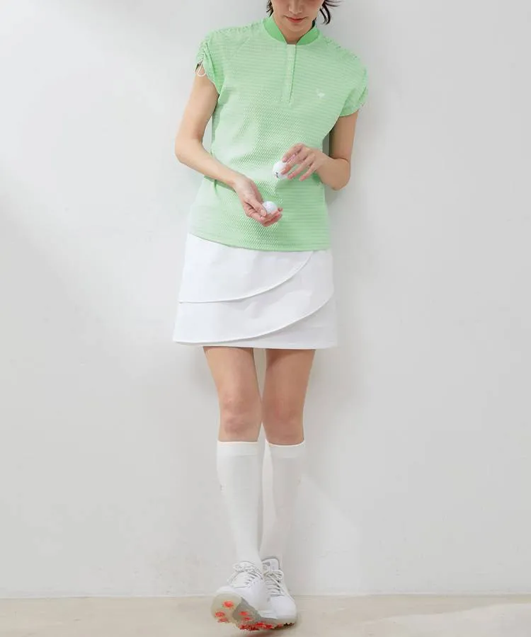 ジュン＆ロぺ JR アシメペプラム切替スカート レディースゴルフウェア