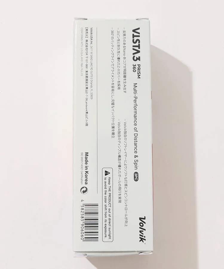 美品　volvik ボルビック　レディース　上下セットアップ ボルビック VO VISTA3プリズム360ボールセット レディースゴルフ