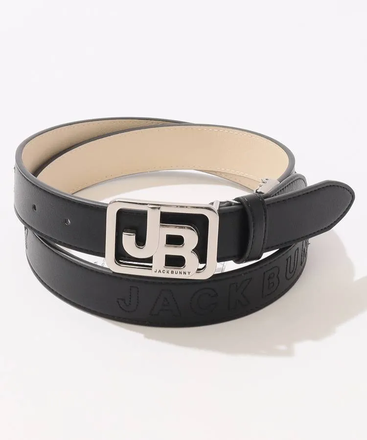 ジャックバニー JB ロゴ刺しゅうスクエアバックルベルト