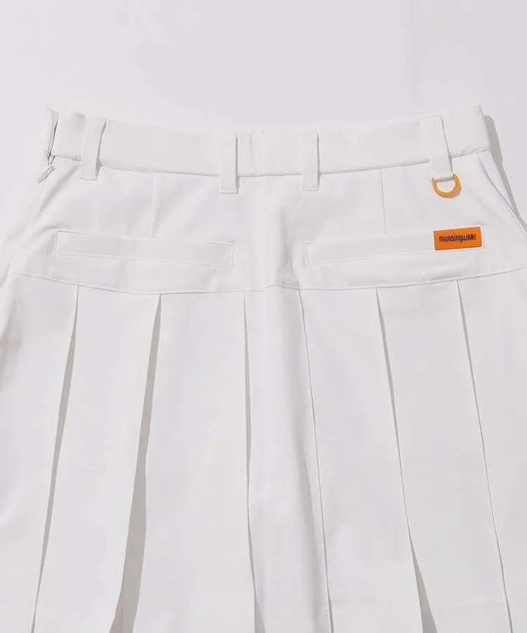 munsingwear ホワイト プリーツスカート Munsingwear 【ENVOY】神白プリーツスカート -デサントストア