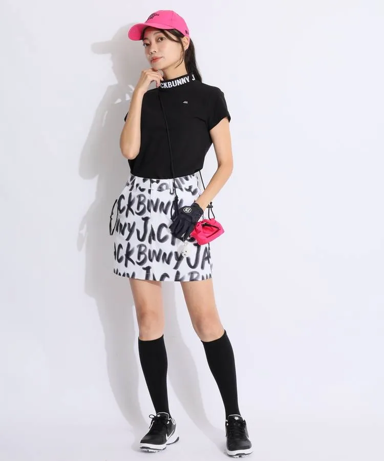 ジャックバニー JB ジャガードロゴモックネック半袖カットソー