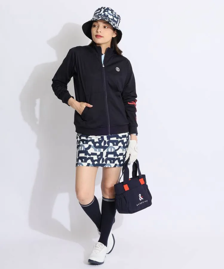 レディース アンパスィ 半袖 フルジップブルゾン ストレッチ アクティブニット AFF2704C2 アウター ゴルフウェア 2024年秋冬モデル and per se 30%OFF セール and per se アンパスィ レディース ゴルフ