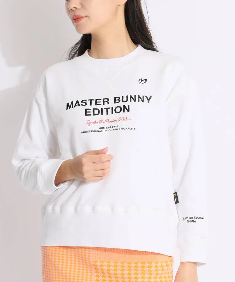 新品 マスターバニー スウェット セーター 胸ロゴ ホワイト M