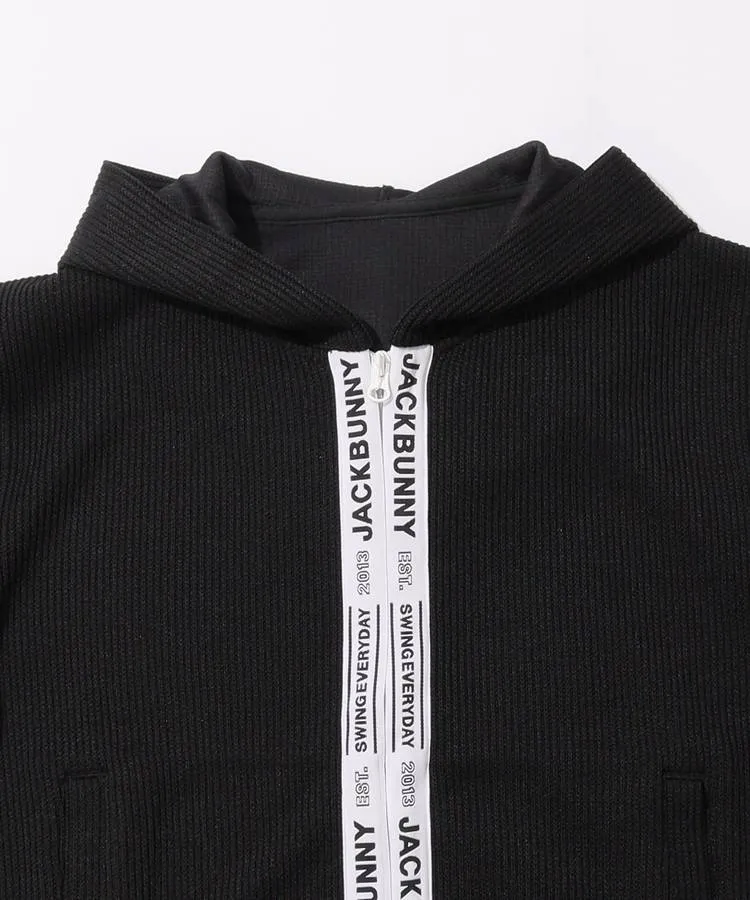 ジャックバニー JB ロゴテープフルジップニットブルゾン レディース