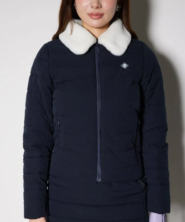 リエンダゴルフ RI 【軽量保温】ファーカラーキルティング中綿