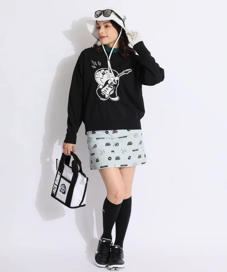 ジャックバニー JB 【ドラえもん】一体型ペチパンツ付き裏微起毛総ロゴ