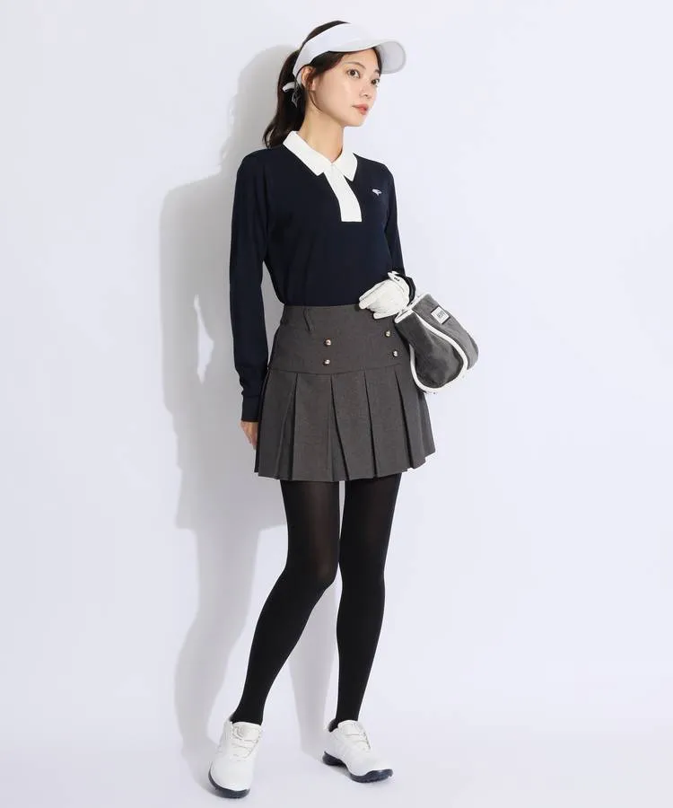 BEAMS GOLF レディースポロシャツMパンツSニーハイソックスセット BEAMS GOLF レディースポロシャツMパンツSニーハイソックスセット