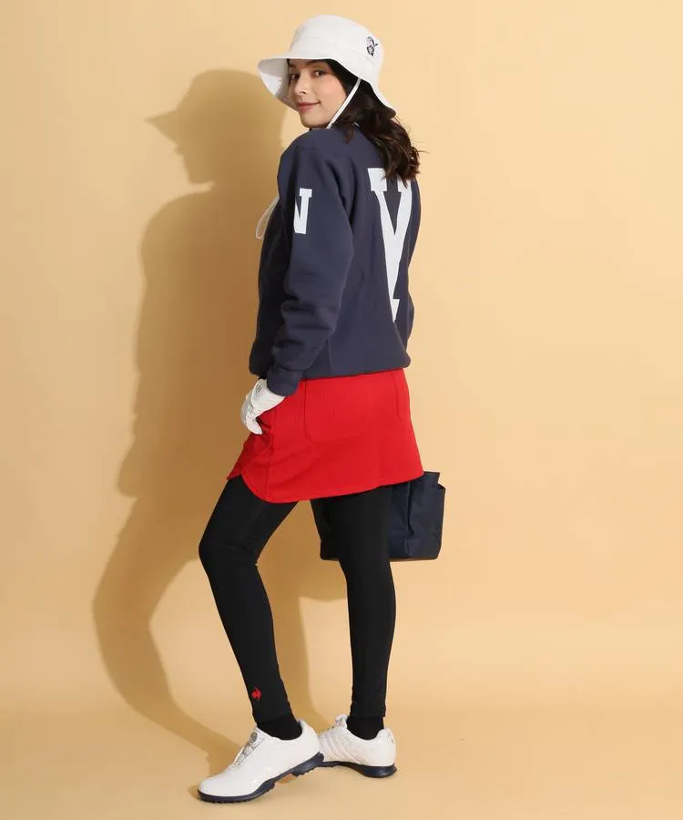 【即発送】ゴルフ SOUTHCAPE トップス スカート セット◾️Sサイズ ゴルフウェア レディース スカート 無地 / 配色切り替えラップスカート