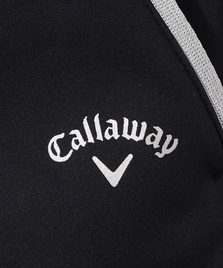 【コンビニ受取対応商品】 キャロウェイ CA 【8WAYストレッチ防風】裏起毛メタリックロゴ メンズウェア