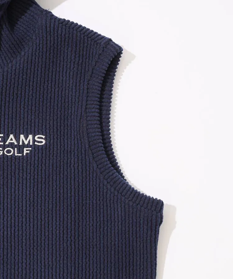 サイズ：L BEAMS GOLF ビームスゴルフ 2024年モデル コーデュロイ ノースリーブワンピース  ネイビー系 [240101473992] ゴルフウェア レディース ストスト -E3-83-8D-E3-82-A4-E3-83-93-E3