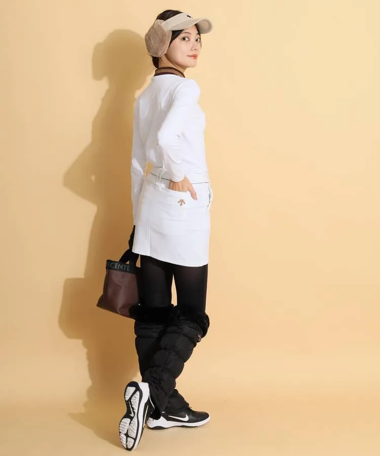 DESCENTE ゴルフ モックネックベアスムース長袖シャツ（MEN
