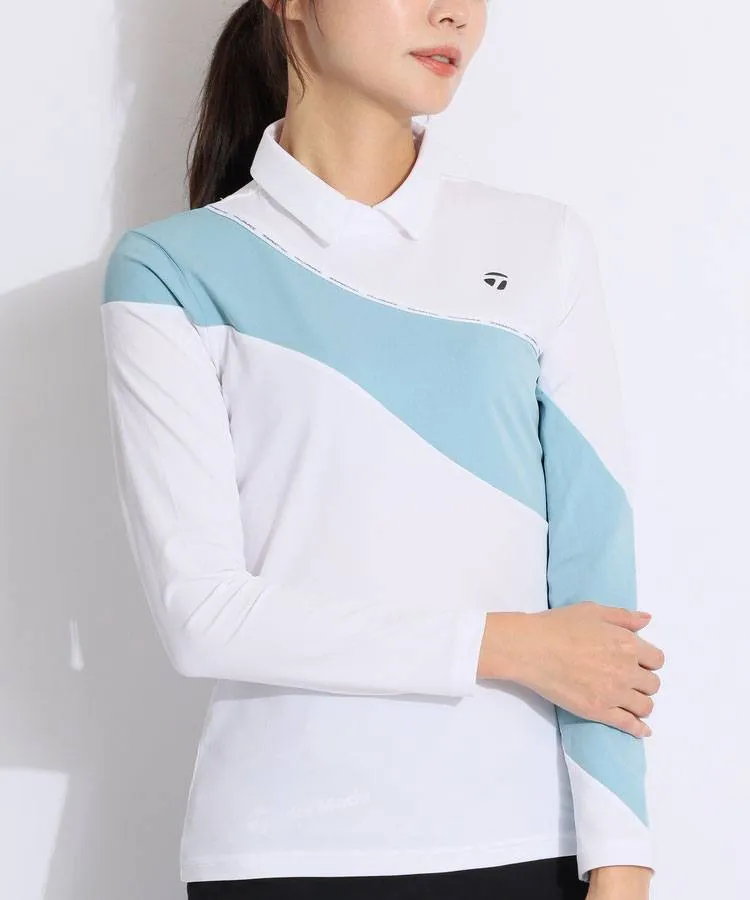 ☆10%OFF価格☆TaylorMade テーラーメイド 長袖ポロシャツ 黒