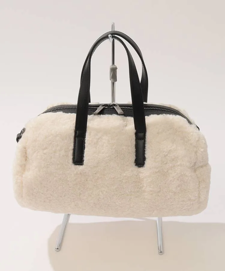 ランバン スポール LV ミニボストン型ボアカートバッグ