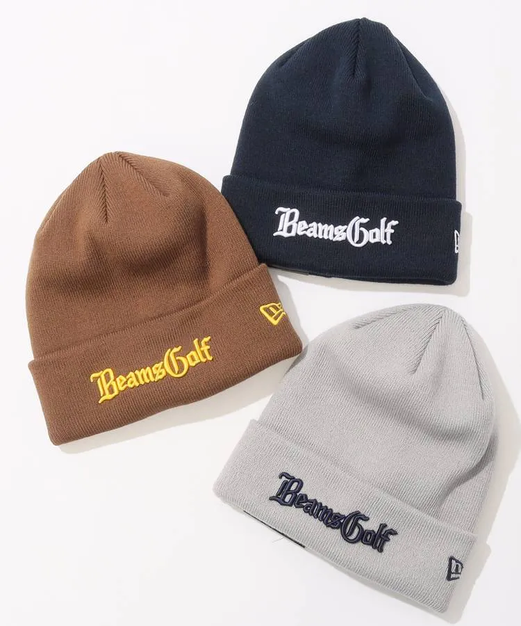 ビームスゴルフ BE 【NEWERA】立体ロゴ刺繍ニット帽 レディース
