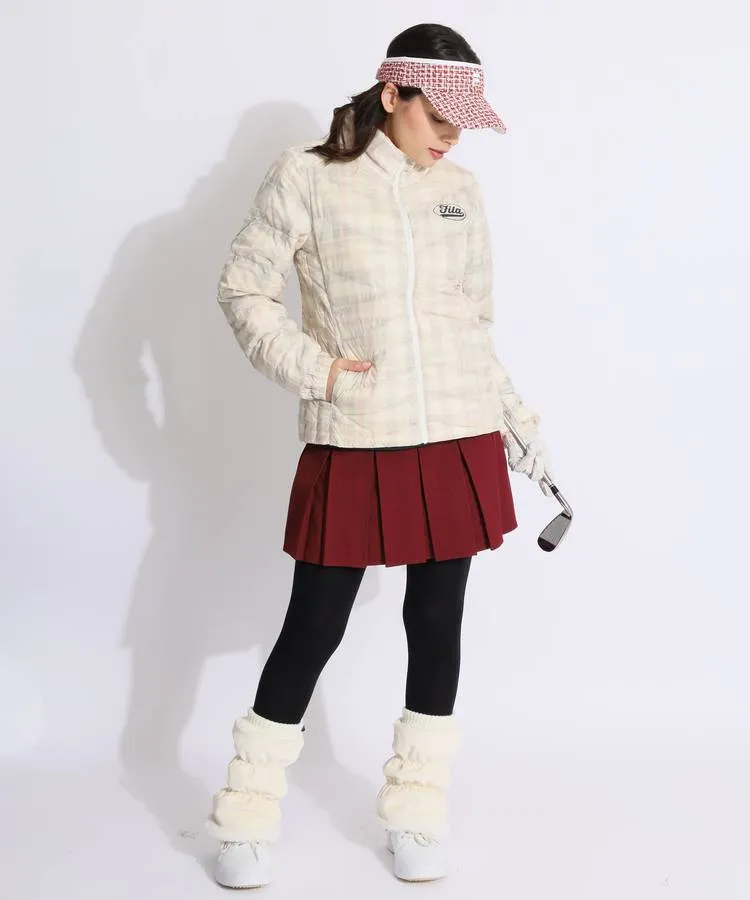 フィラゴルフ FG 【撥水保温】収納袋付タータンチェック柄洗える フィラゴルフ FG 【撥水保温】収納袋付タータンチェック柄洗える