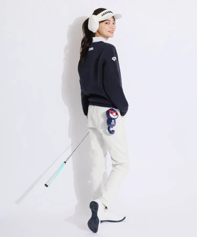 ジャックバニー JB ファー耳当て付きコーデュロイサンバイザー