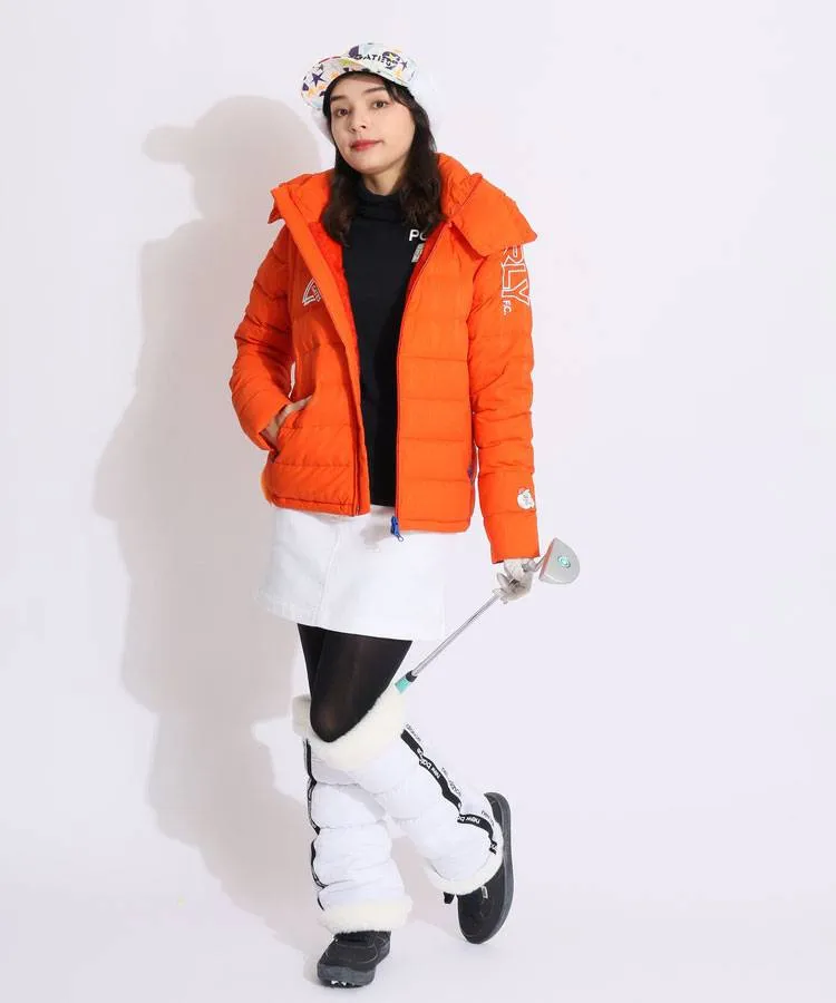 美品♡パーリーゲイツ♡軽量ダウンジャケット♡レッド♡M わざとらしい 