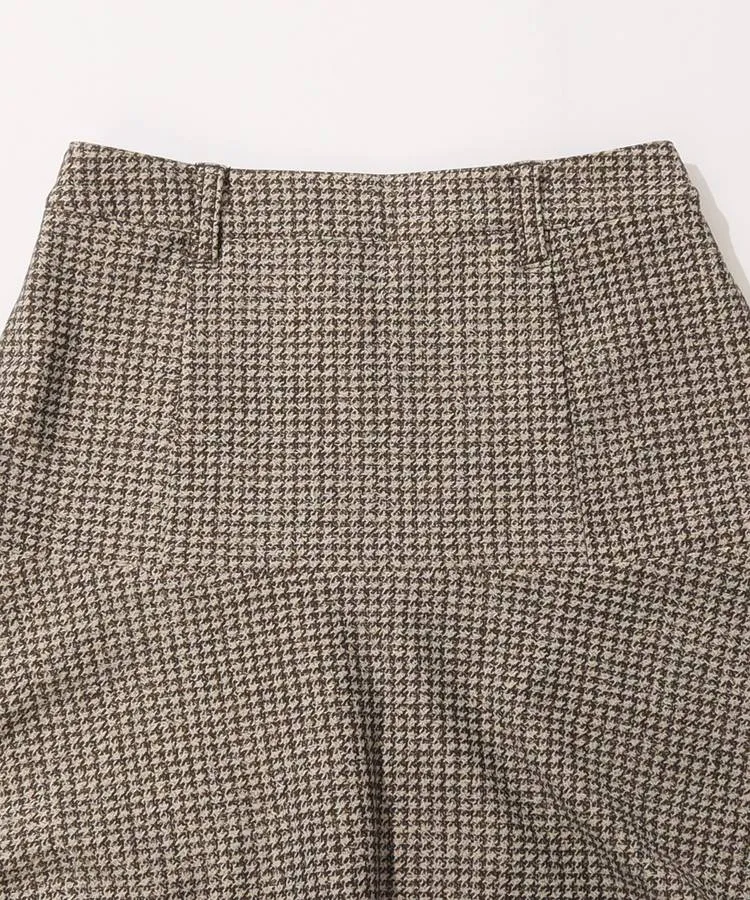 レザレクション RR 【保温ストレッチ】裏起毛フレア千鳥格子